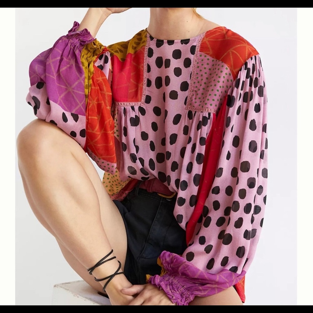 Anthropologie Miranda Peasant Blouse